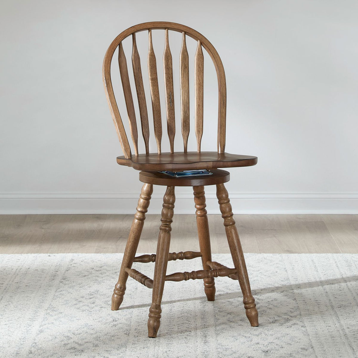 186-B100324 - Windsor Swivel Counter Chair - Liberty Furniture