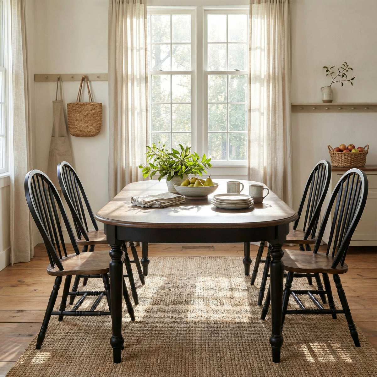 186B-CD-5LTS - 5 Piece Leg Table Set - Liberty Furniture