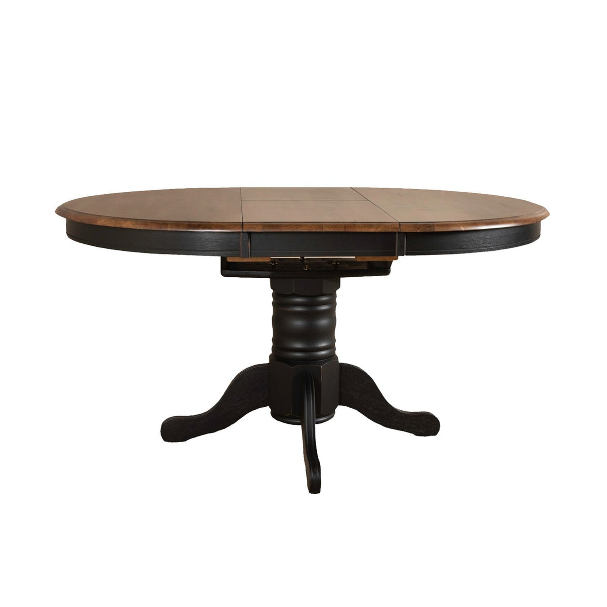 186B-CD-5PDS - 5 Piece Pedestal Table Set- Black - Liberty Furniture