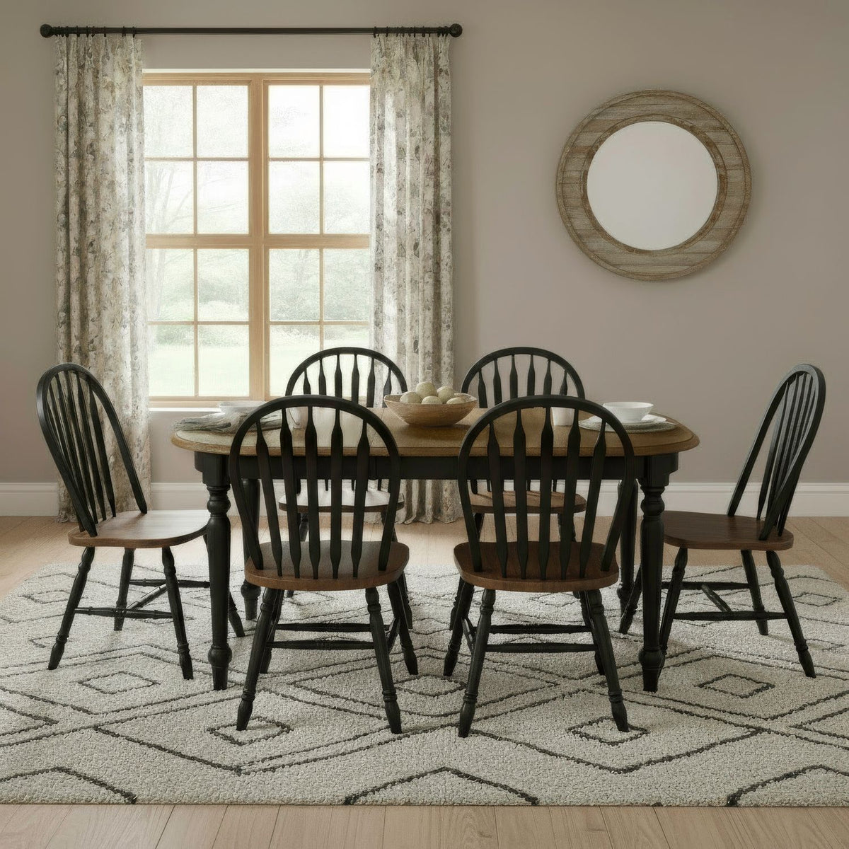 186B-CD-7LTS - 7 Piece Leg Table Set - Liberty Furniture