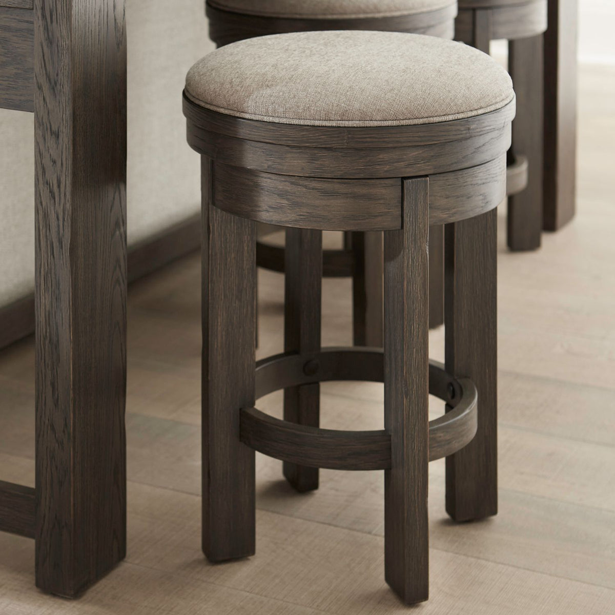 201-OT9003 - Uph Swivel Console Stool - Liberty Furniture