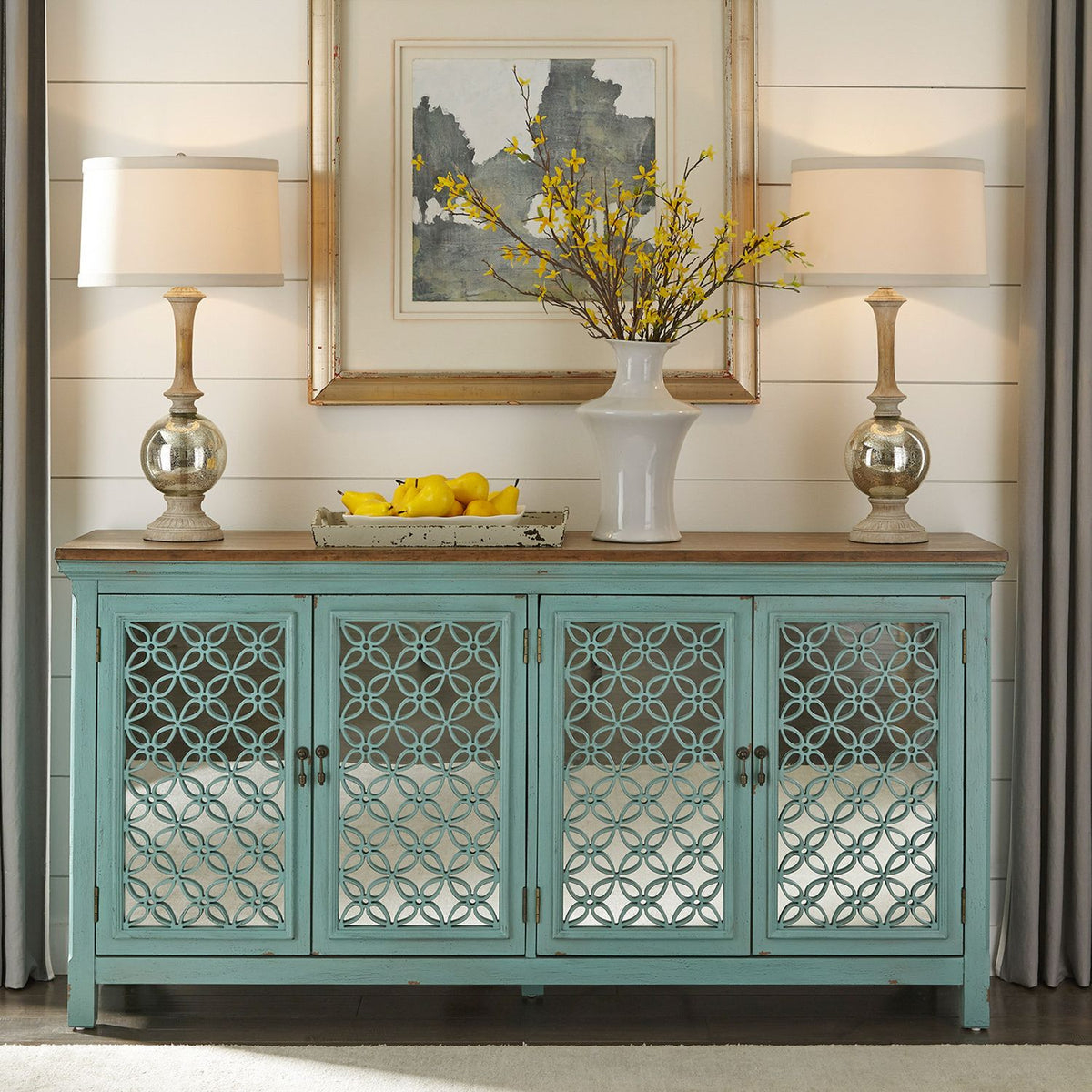 2011-AC7236 - 4 Door Accent Cabinet - Liberty Furniture