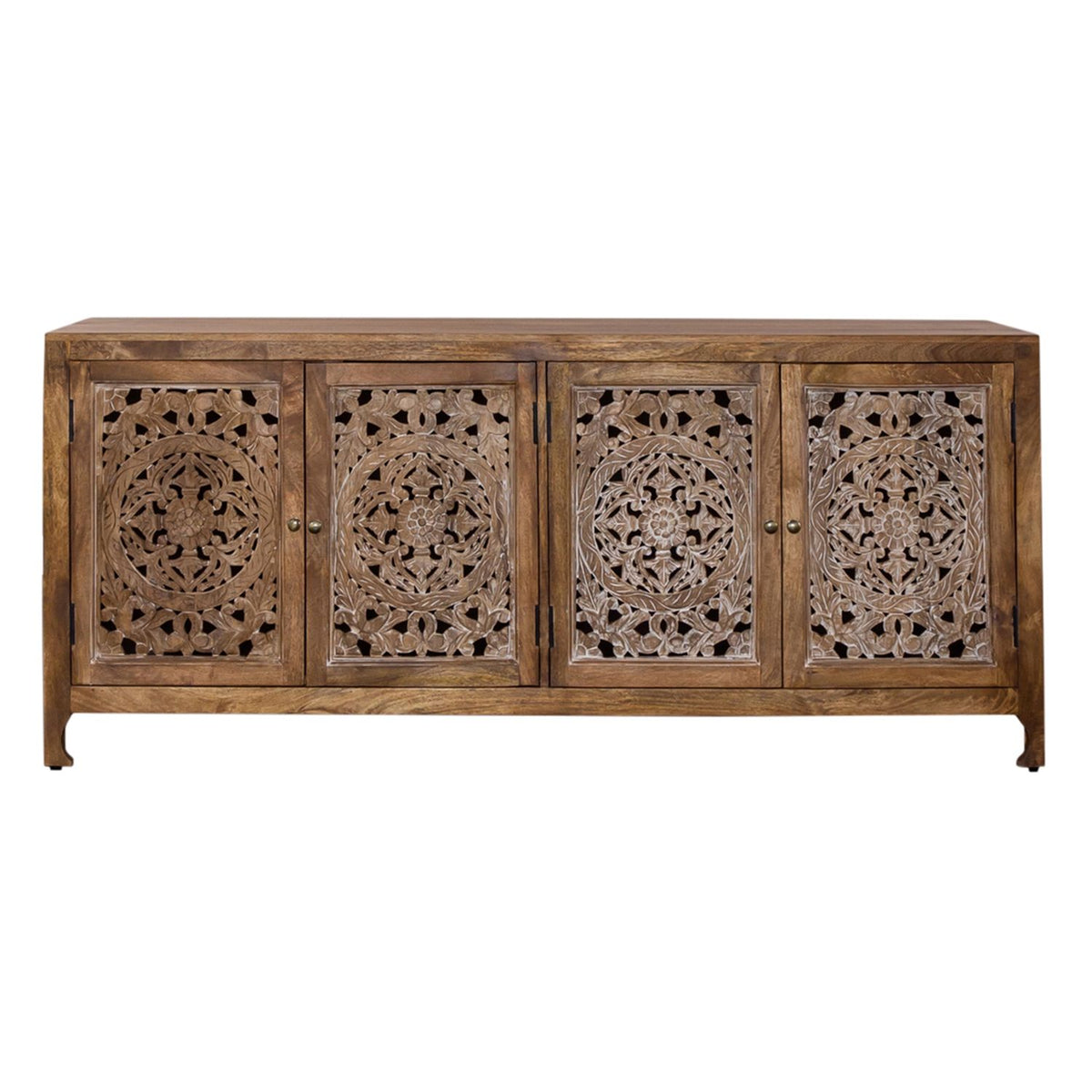 2077-AC7432 - 74 Inch 4 Door Accent TV Stand - Liberty Furniture