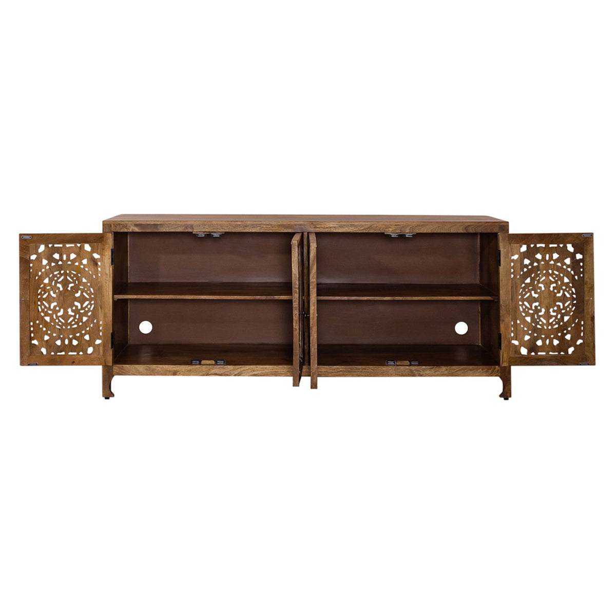 2077-AC7432 - 74 Inch 4 Door Accent TV Stand - Liberty Furniture