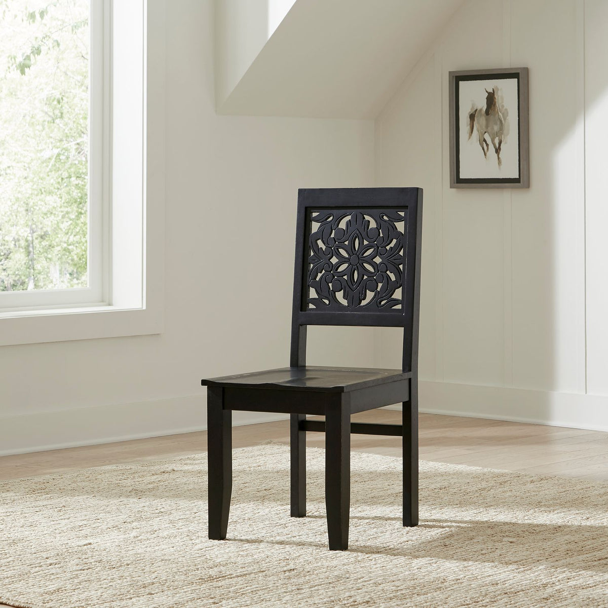 2094B-AC3002 - Accent Chair- Black - Liberty Furniture