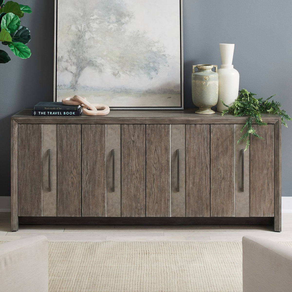 2219-AC1000 - 4 Door Accent Cabinet - Liberty Furniture