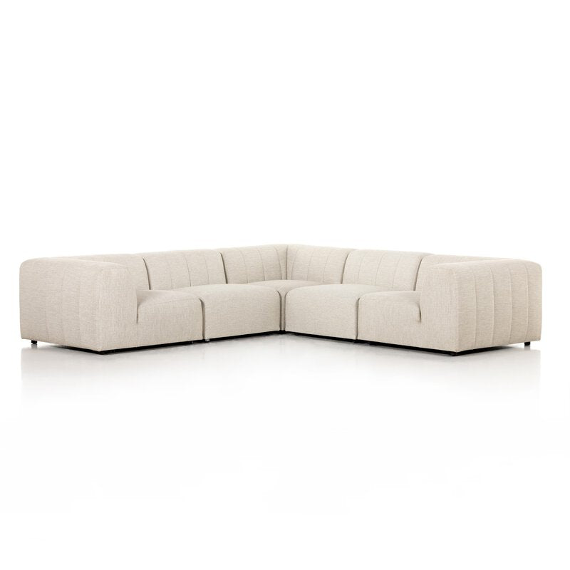 Gwen Outdoor 5 Pc Sectional
