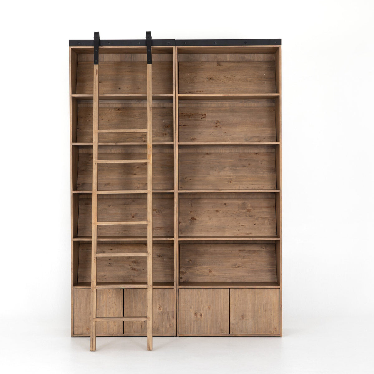 Bane Double Bookshelf W/ Ladder
