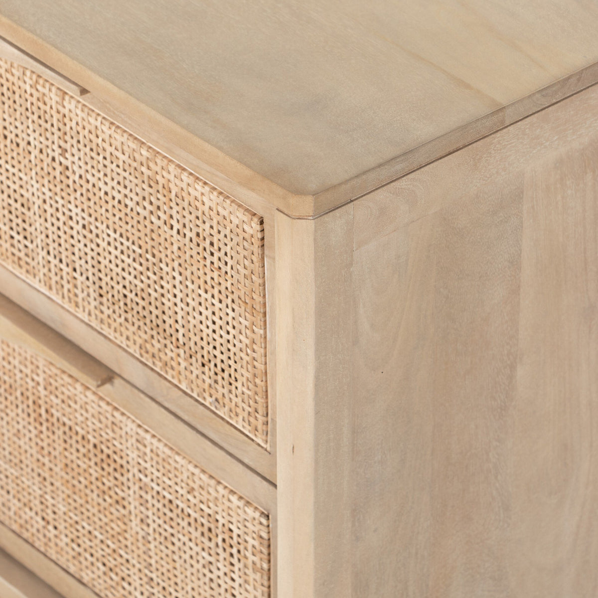 a close up of a dresser