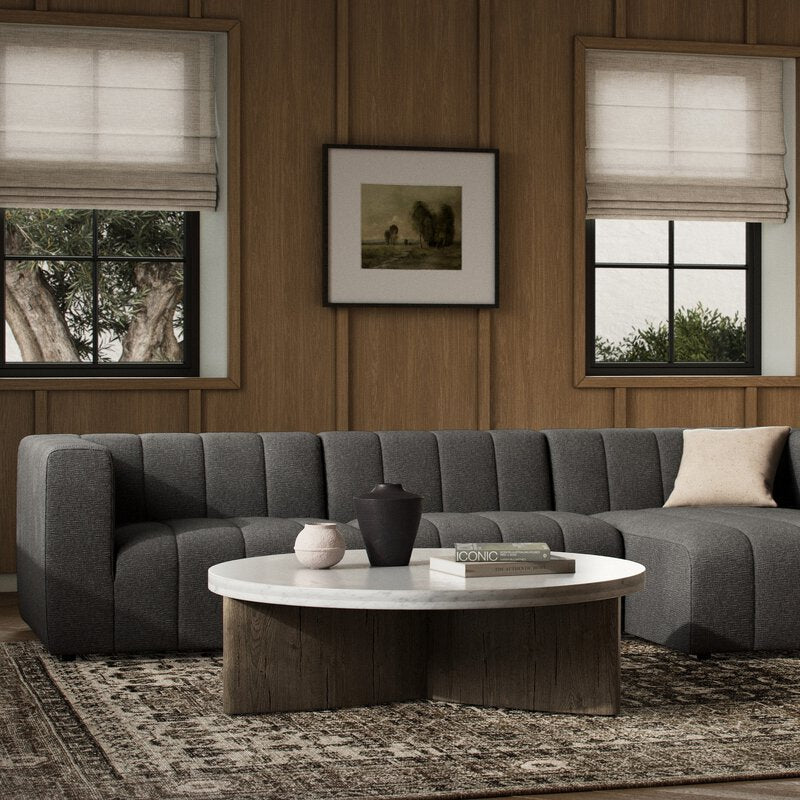 Langham Channeled 3pc Sectional-Raf Chaise