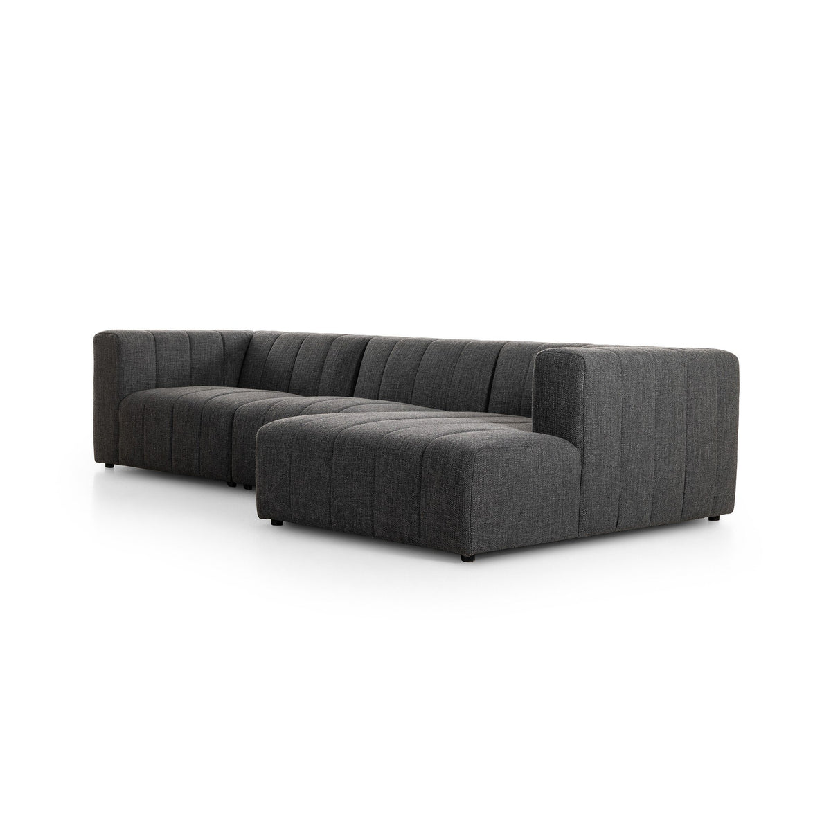 Langham Channeled 3pc Sectional-Raf Chaise