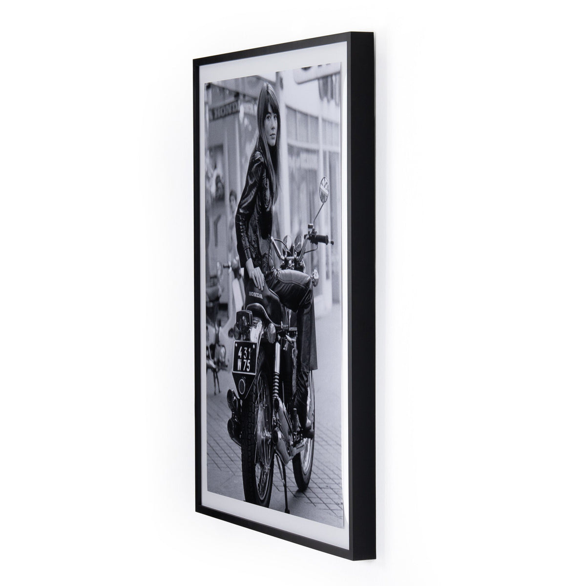 Françoise Hardy On Bike By Getty Images