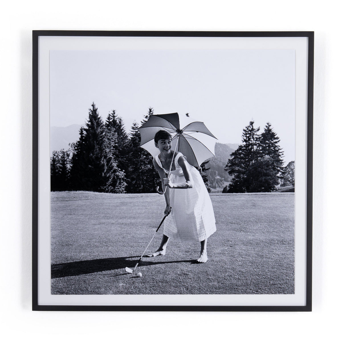 Golfing Hepburn By Getty Gallery