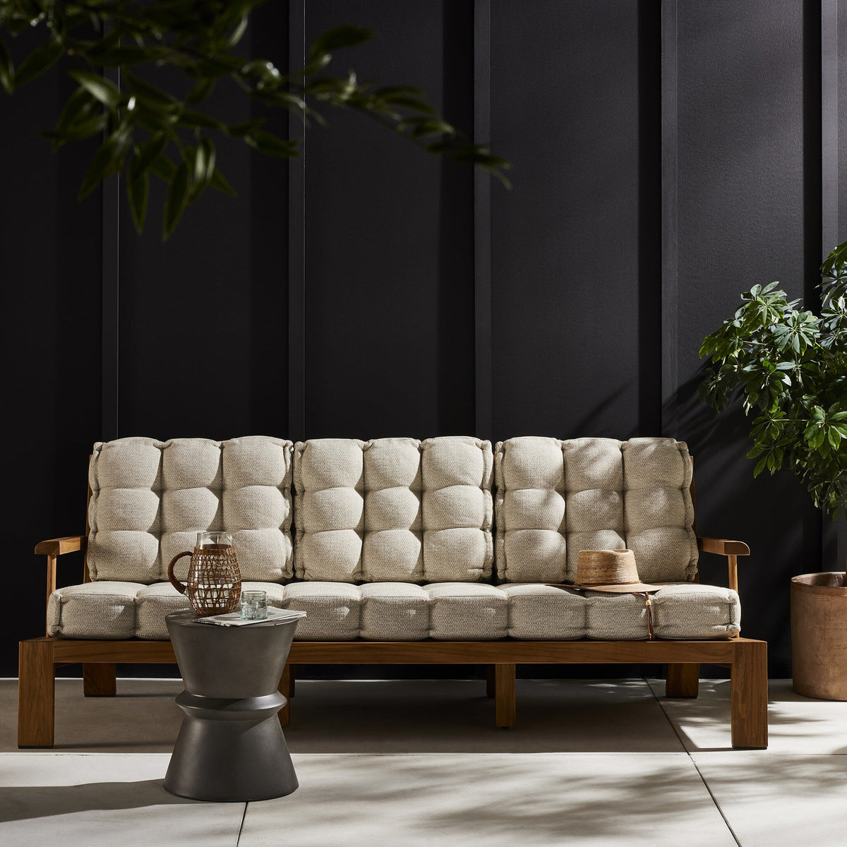 Beck Outdoor Sofa-85"