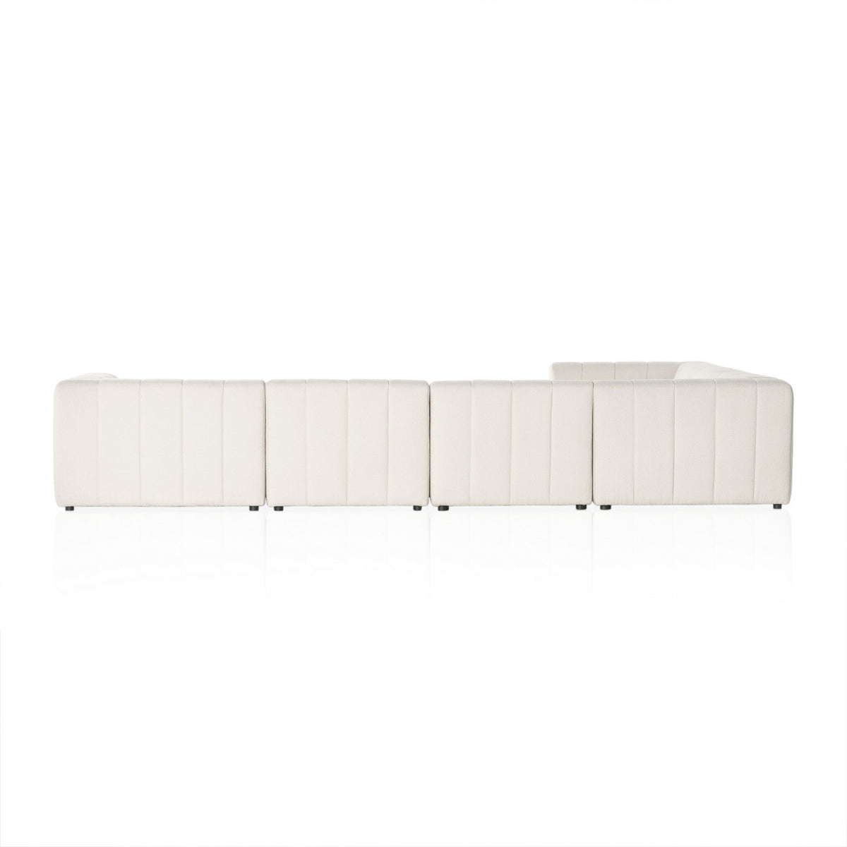 Langham Channeled 6 Pc Sectional W/ Raf Chaise