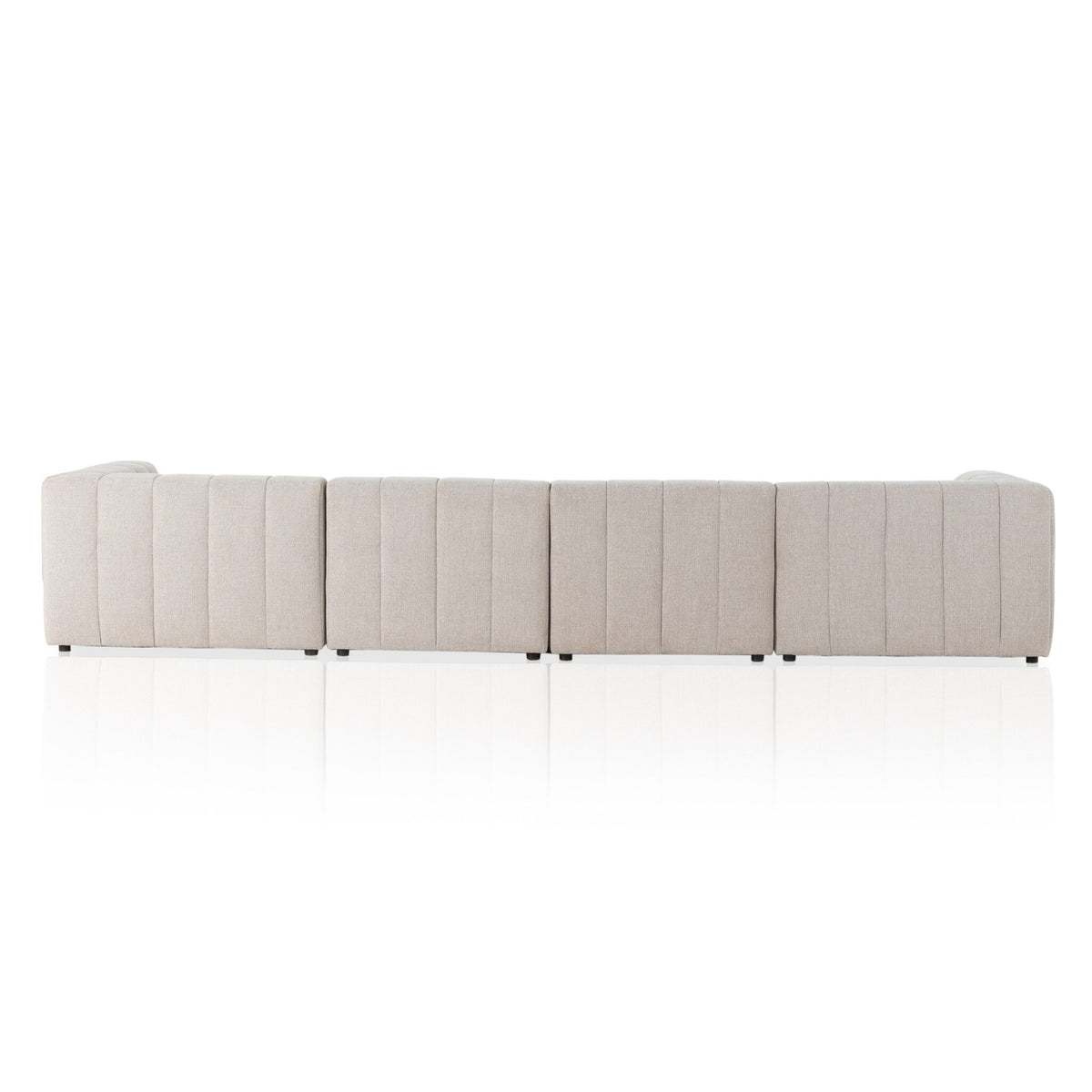 Langham Channeled 5 Pc Sectional W/ Raf Chaise