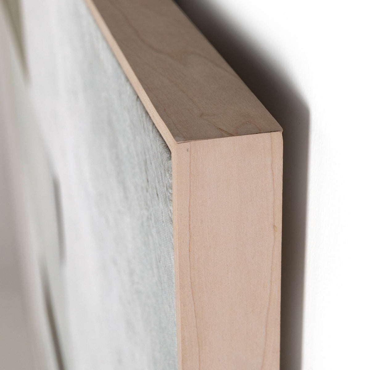 a close up of a wood frame