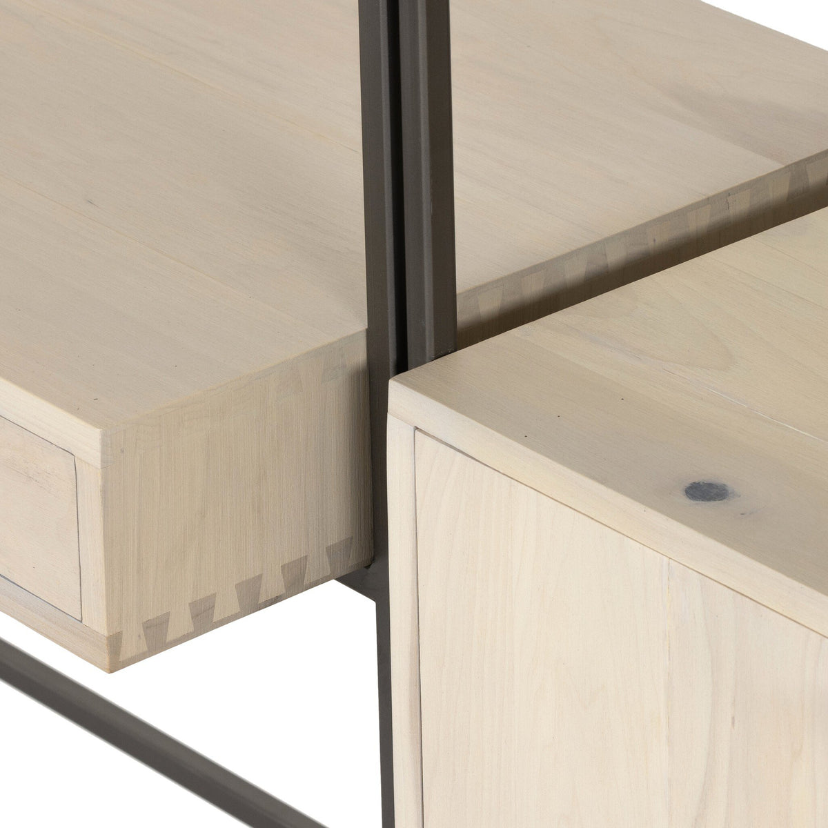Trey Modular Wall-2pc Bookcase-Desk