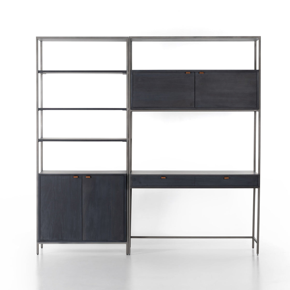 Trey Modular Wall-Bookcase-Desk