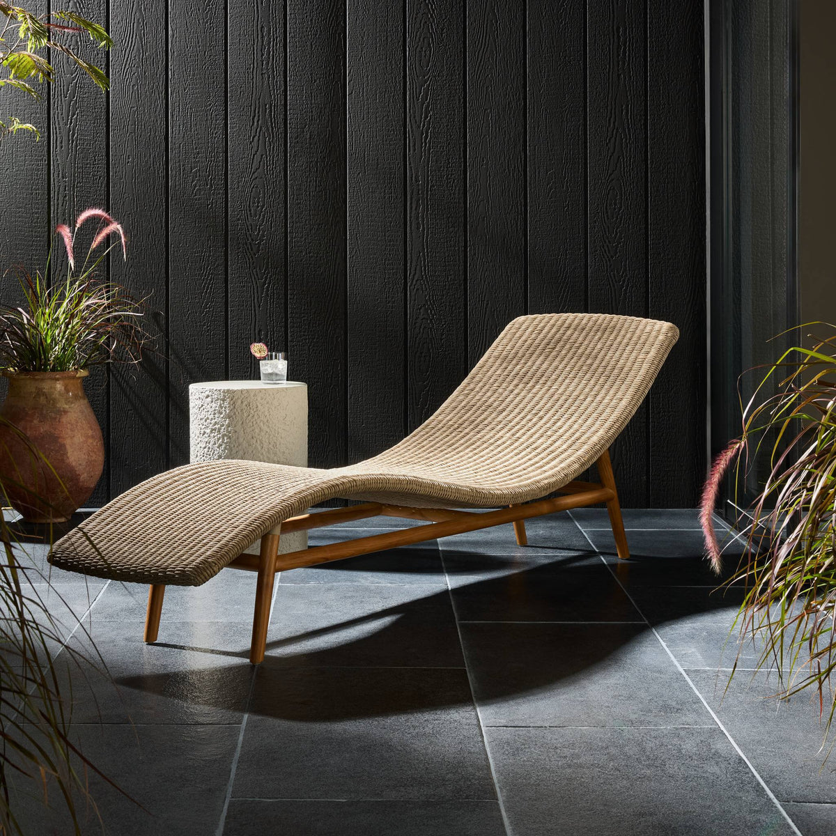 Portia Outdoor Chaise Lounge