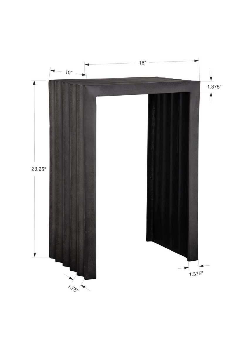 In The Groove Indoor-Outdoor Accent Table