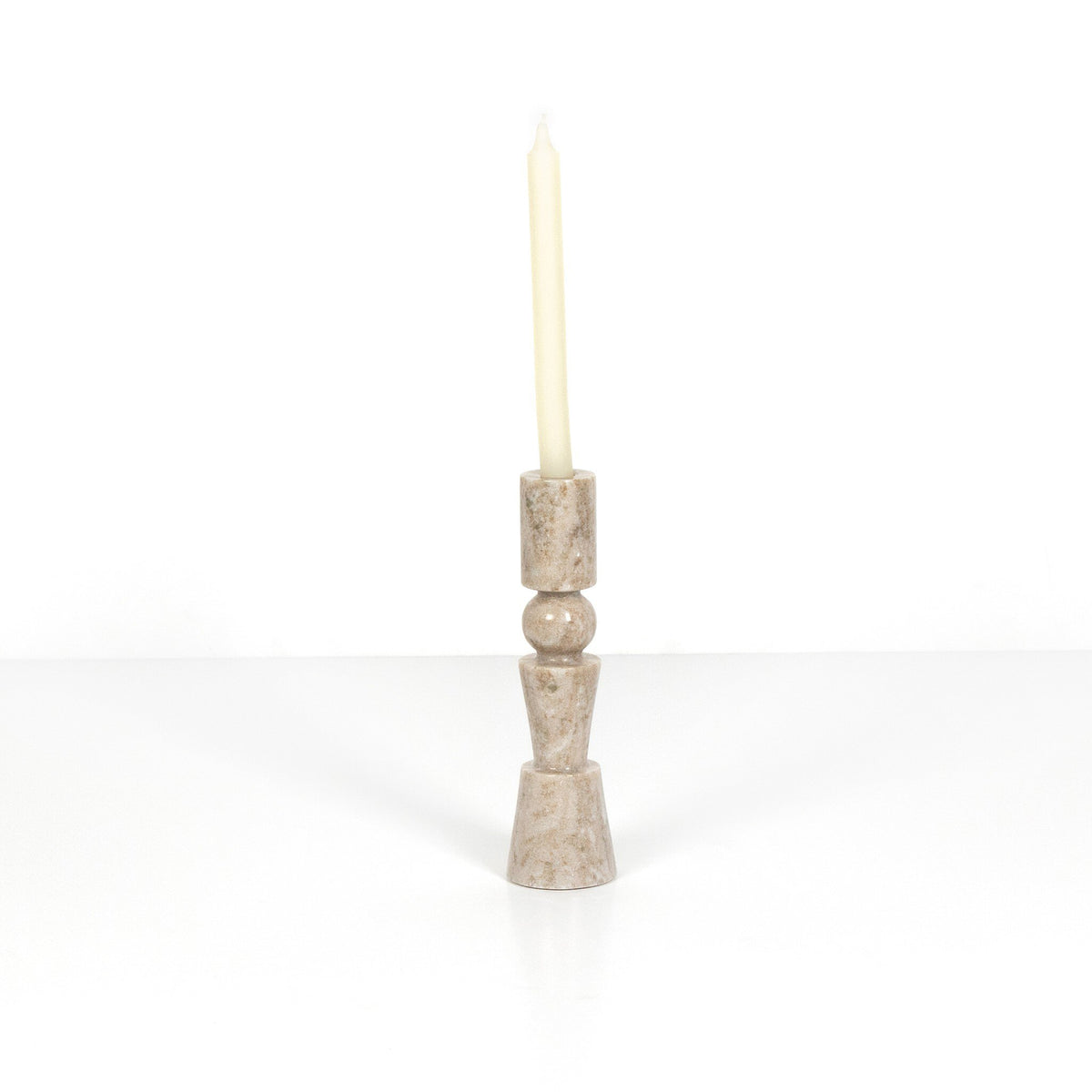 Rosette Taper Candlesticks, Set Of 2
