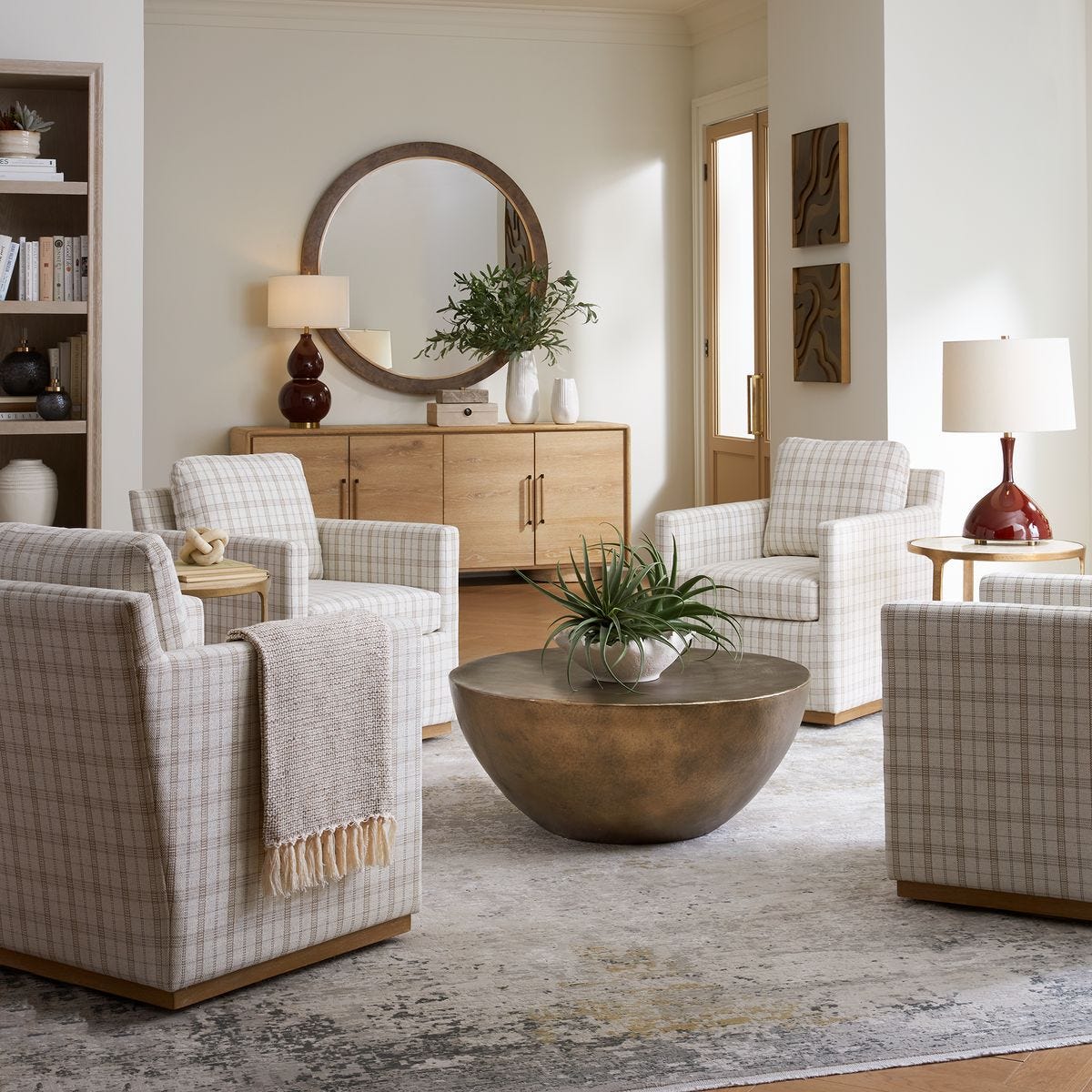 Gilded Dome Coffee Table