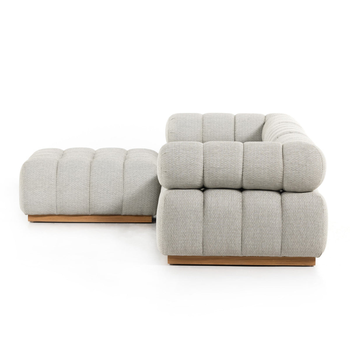 Roma Outdoor 3pc Sectional W/ Ottoman