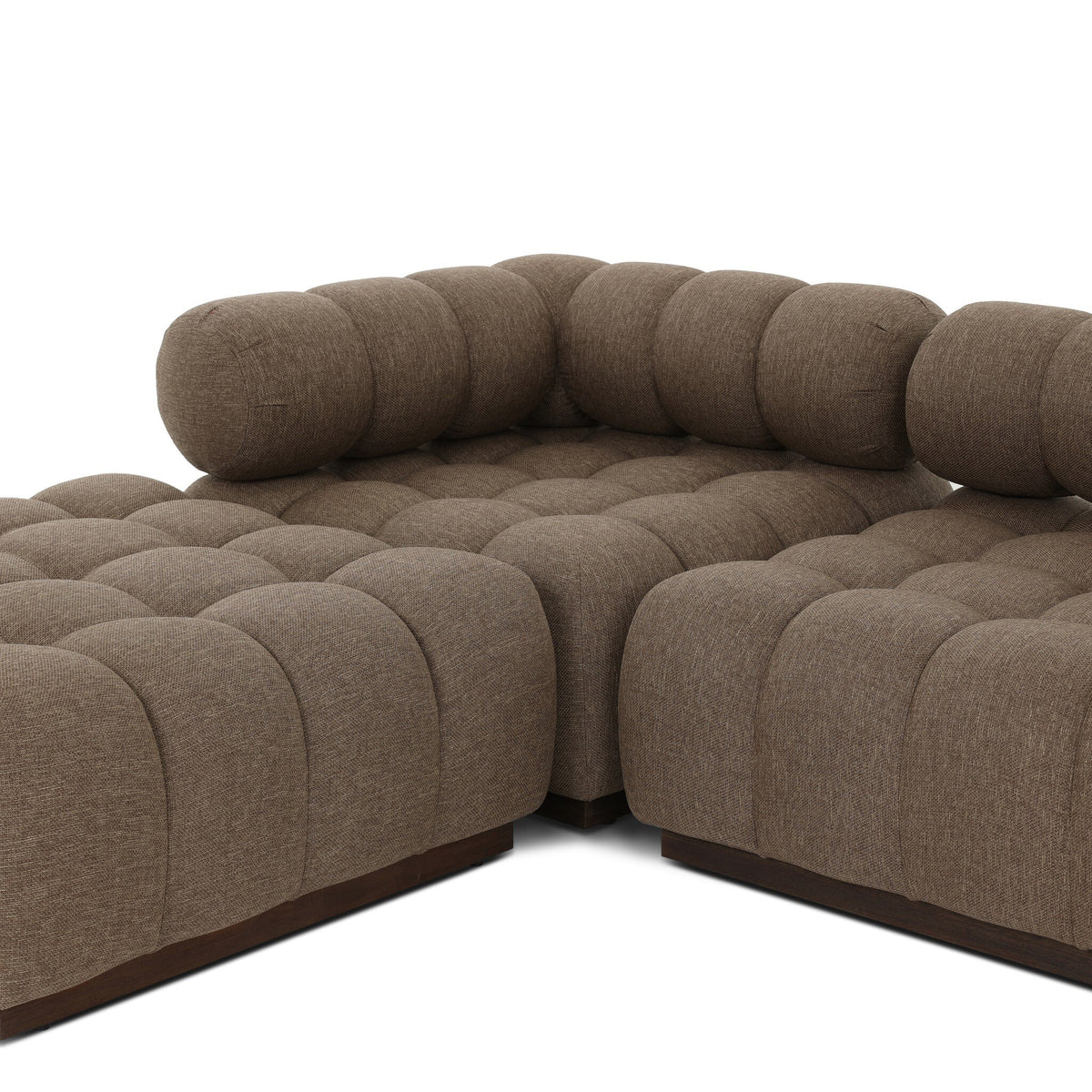 Roma Outdoor 3pc Sectional W/ Ottoman