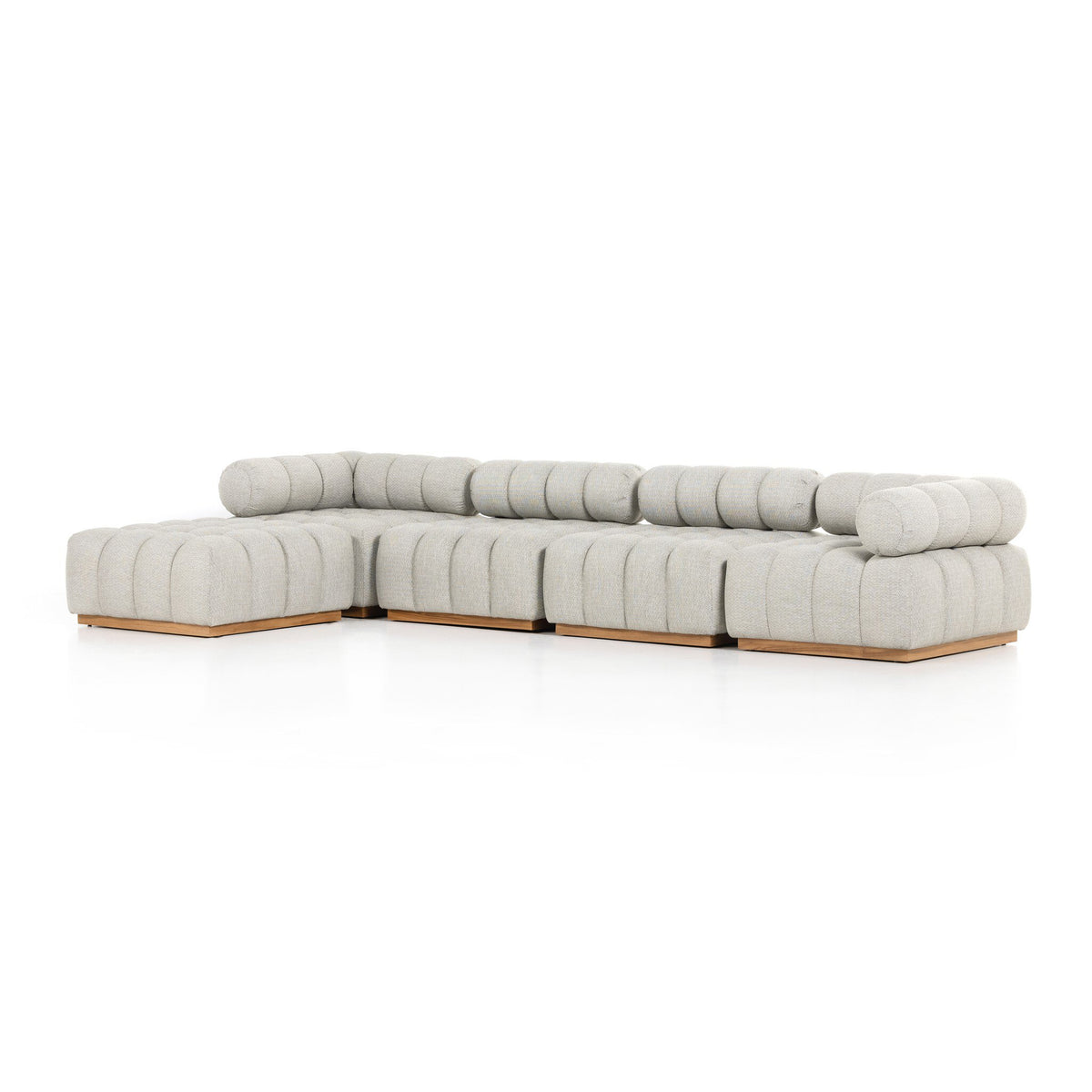 Roma Outdoor 4pc Sectional W/ Ottoman