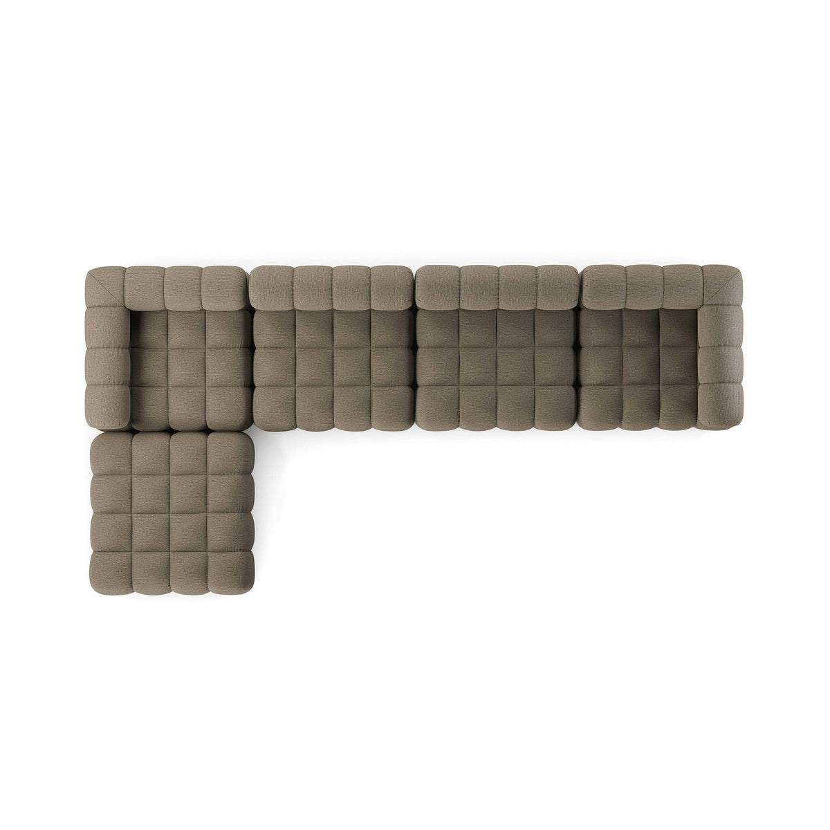 Roma Outdoor 4pc Sectional W/ Ottoman