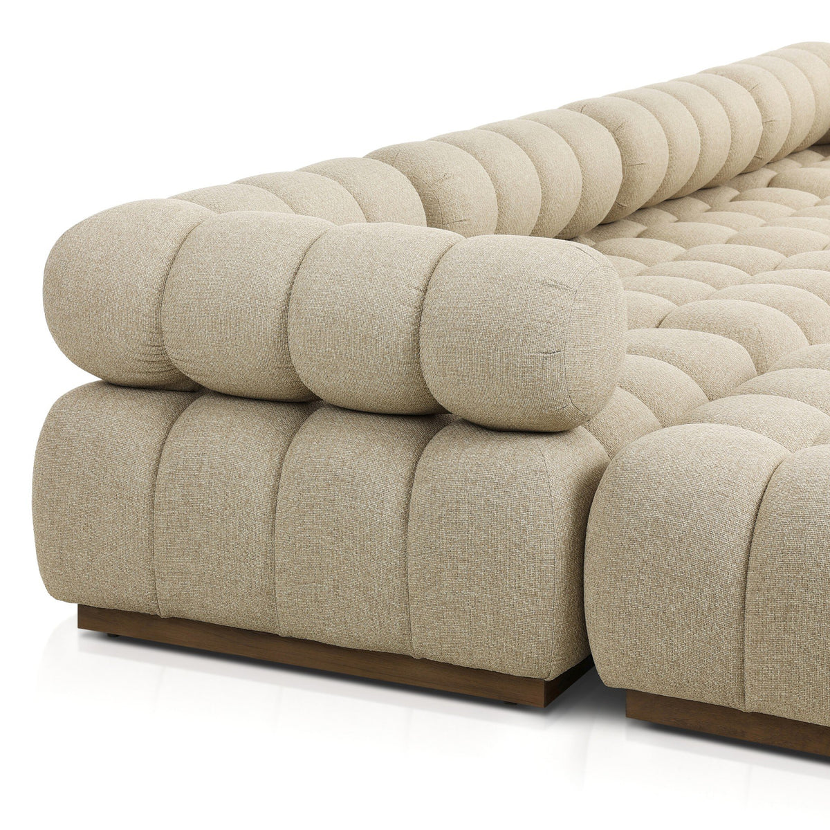 Roma Outdoor 4pc Sectional W/ Ottoman