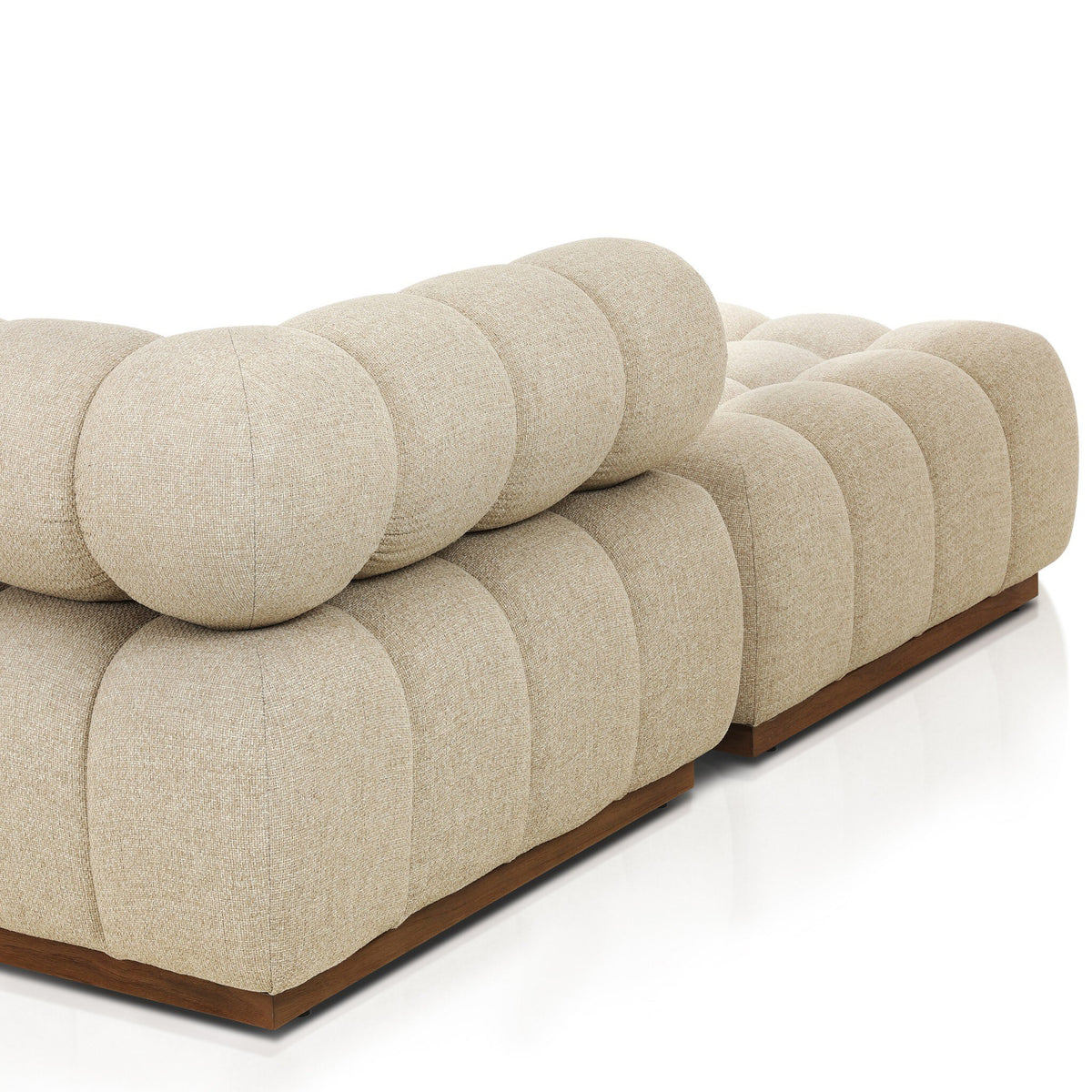 Roma Outdoor 4pc Sectional W/ Ottoman
