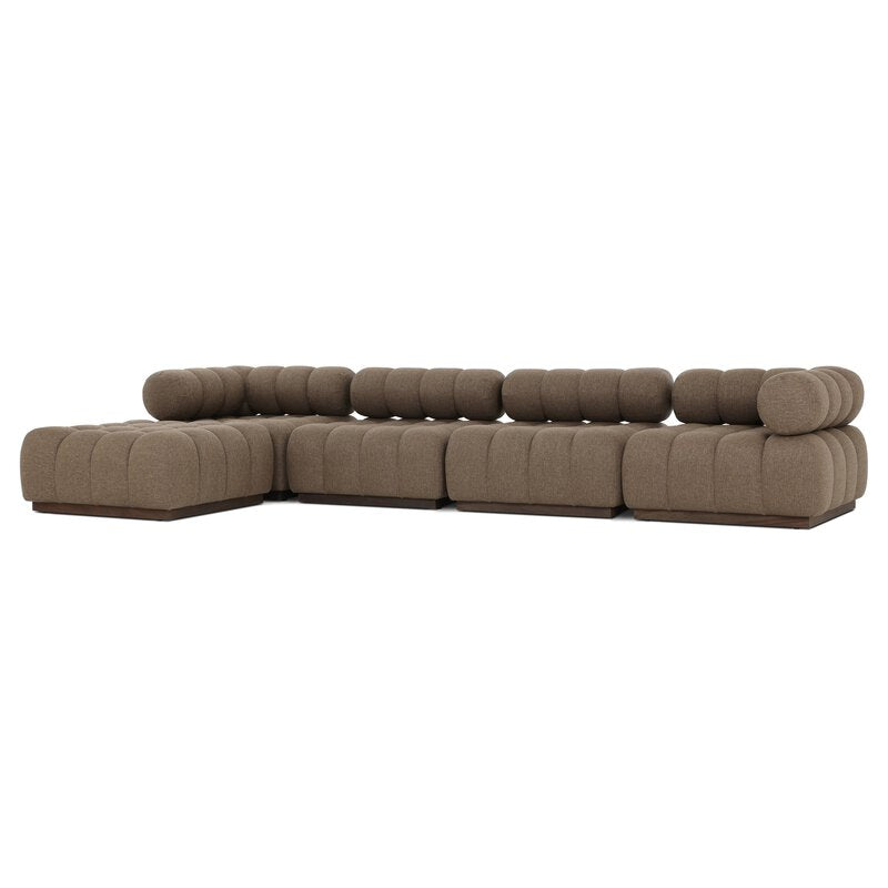 Roma Outdoor 4pc Sectional W/ Ottoman