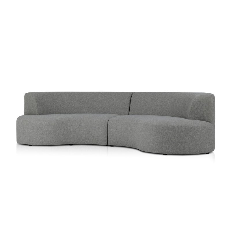 Opal Outdoor 2pc Curved Sectional