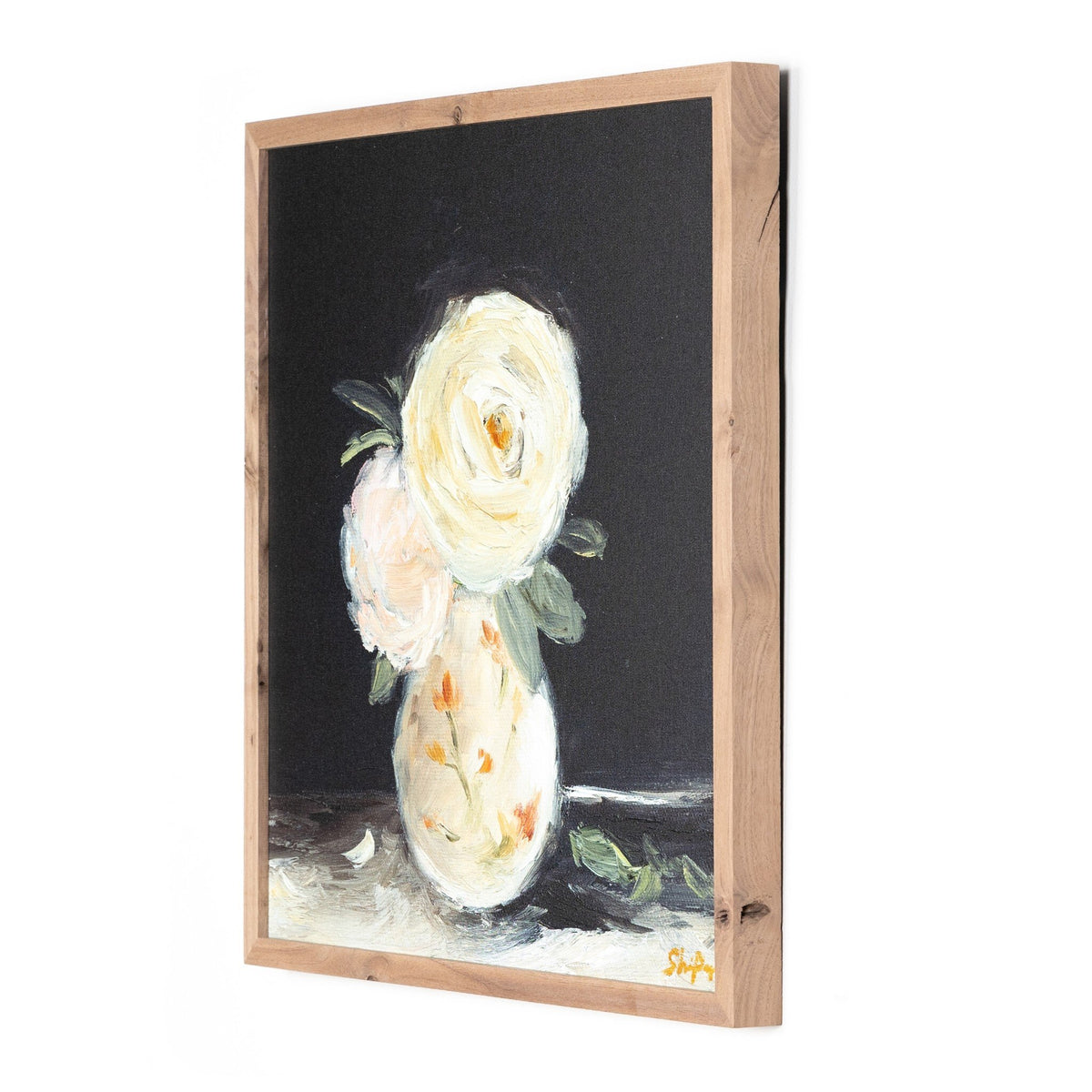 Flowers In Vase By Shaina Page