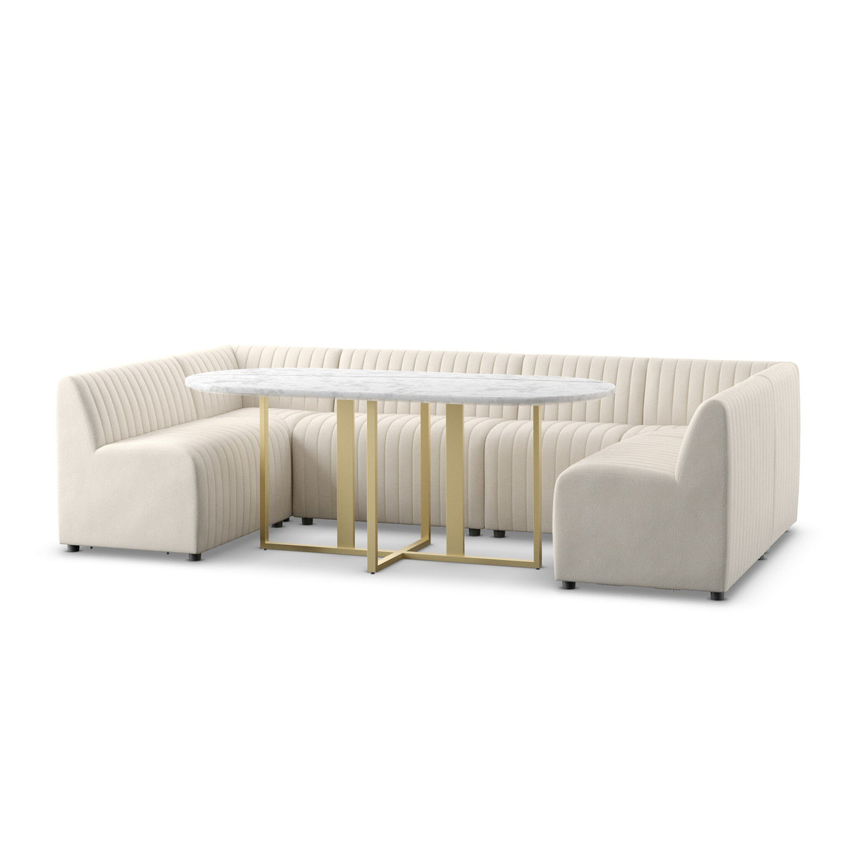Augustine Dining Banquette U Shape 119.5"