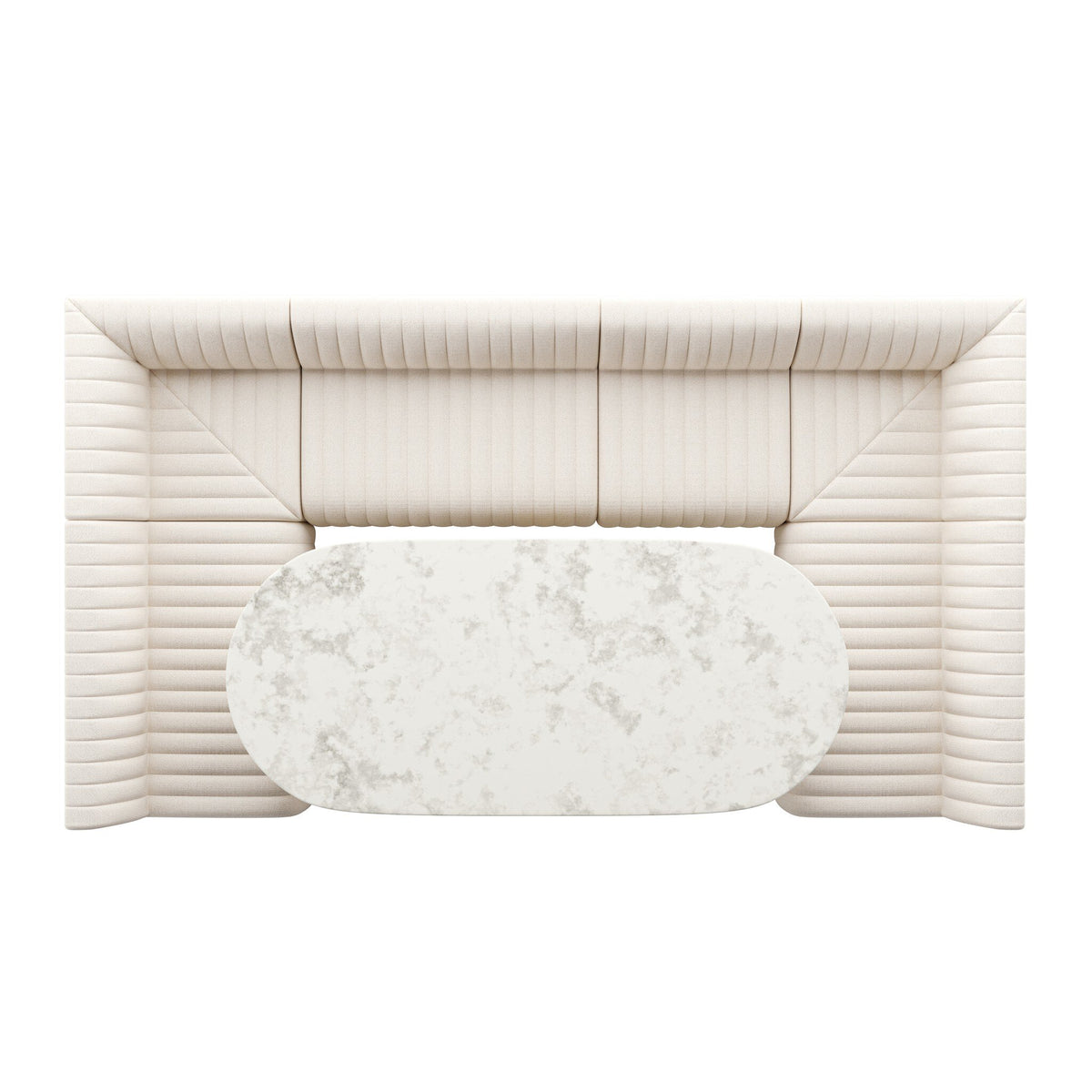 Augustine Dining Banquette U Shape 119.5"