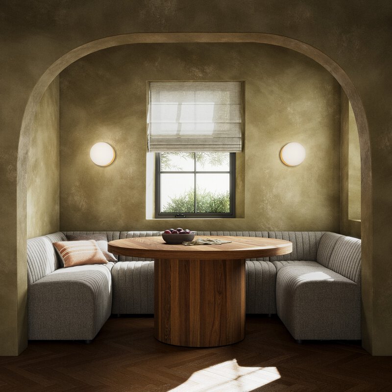 Augustine Dining Banquette U Shape 119.5"