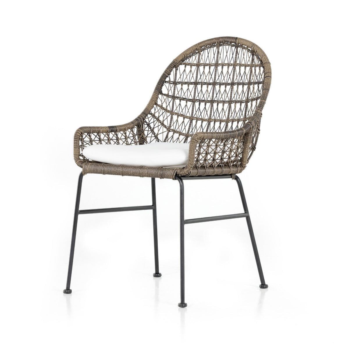 Bandera Outdoor Dining Chair Low Arm W/ Cushion
