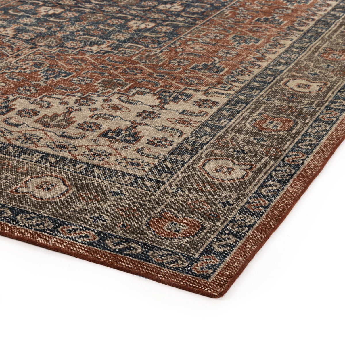 a close up of a rug