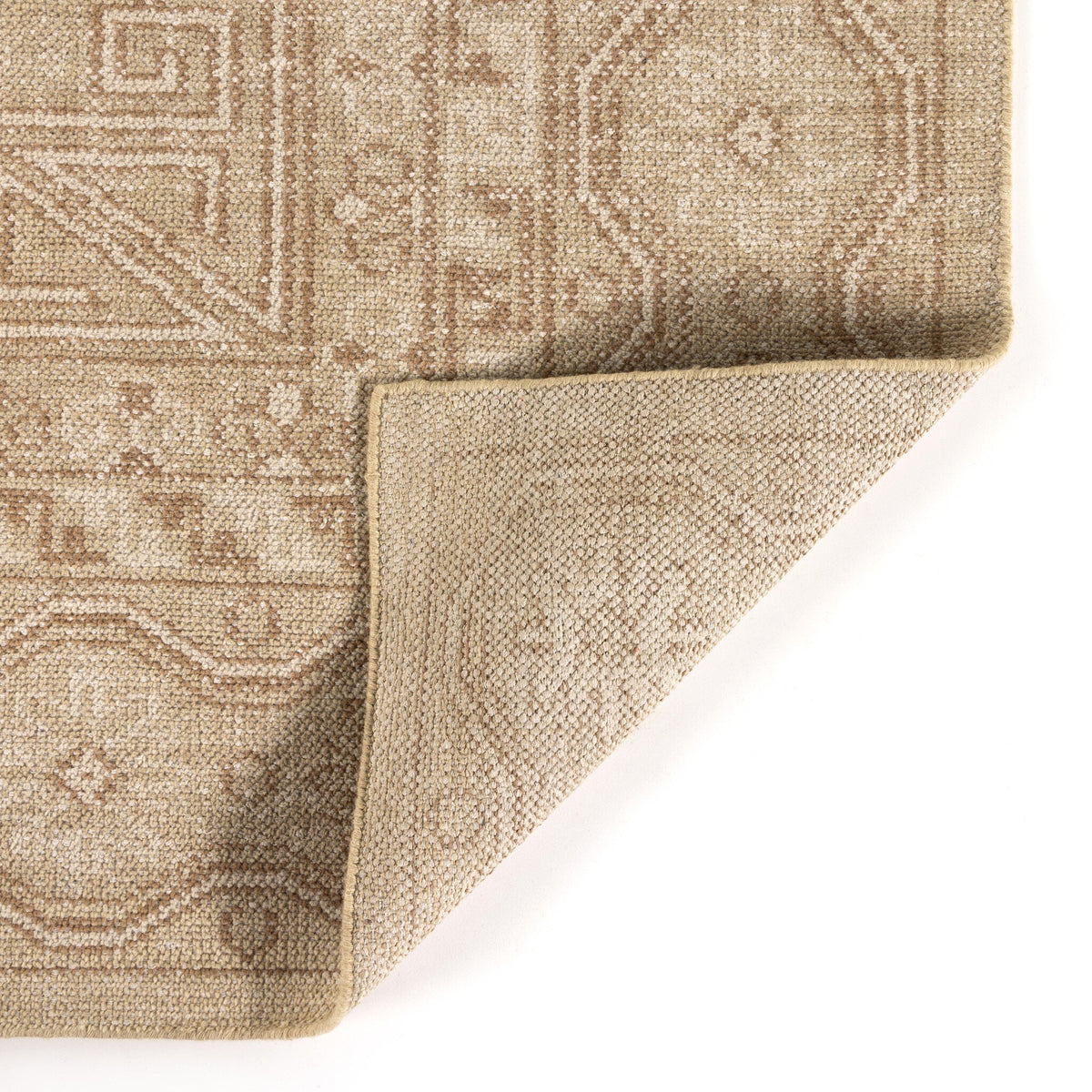 a close up of a rug