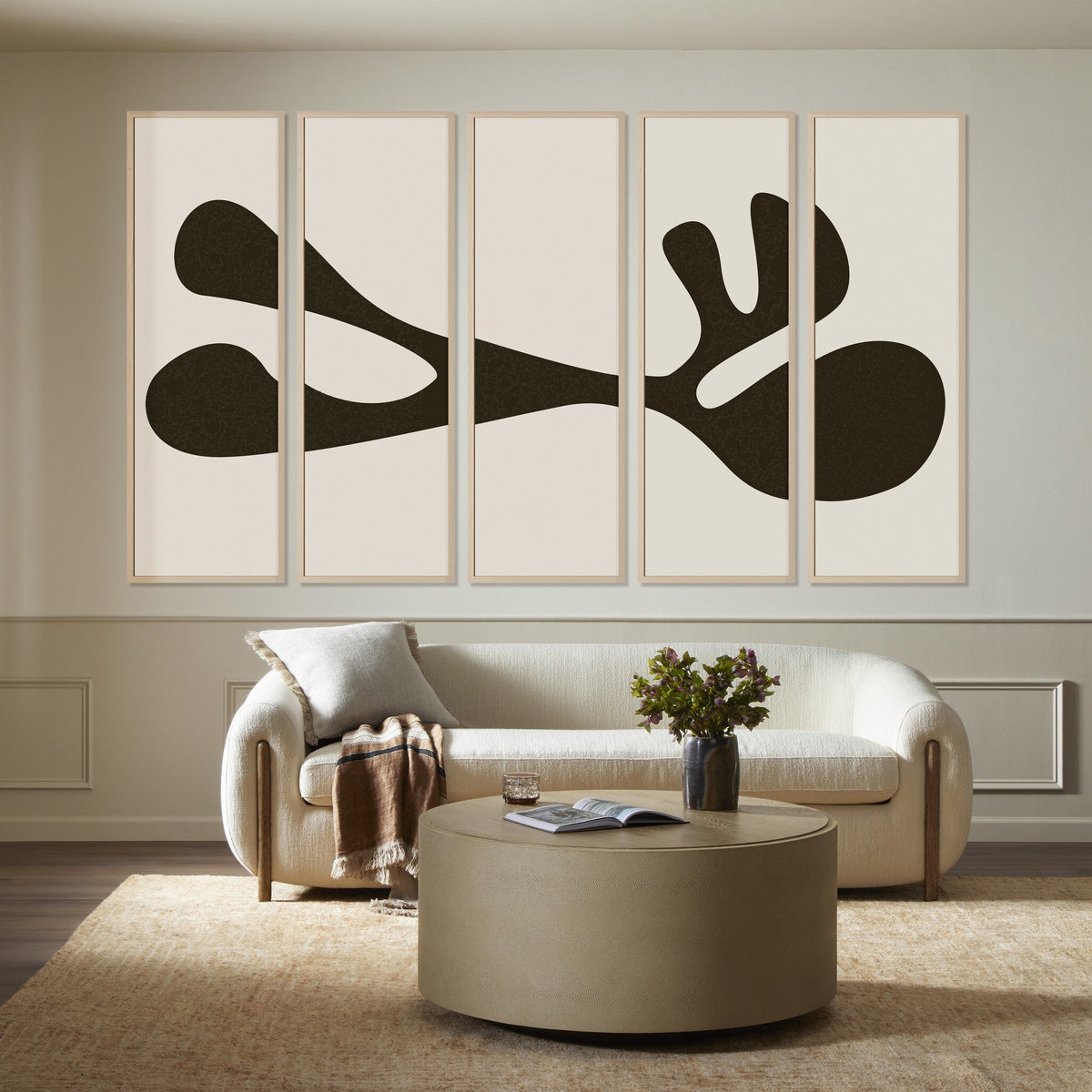 Organic Shape I Set By Fh Art Studio - Four Hands (253821-007)