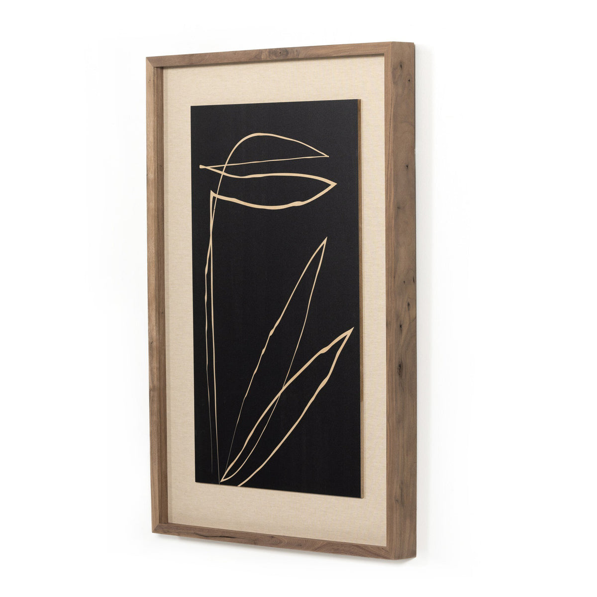 Abstract Botanic Line Drawing By Roseanne Kenney
