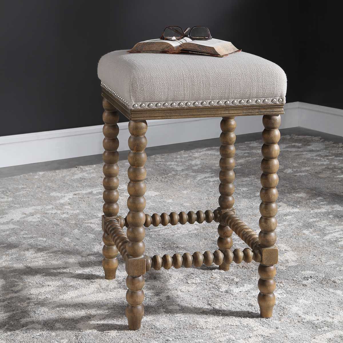 Pryce Counter Stool, Walnut