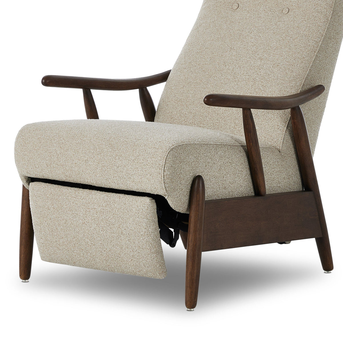 a chair with a drawer