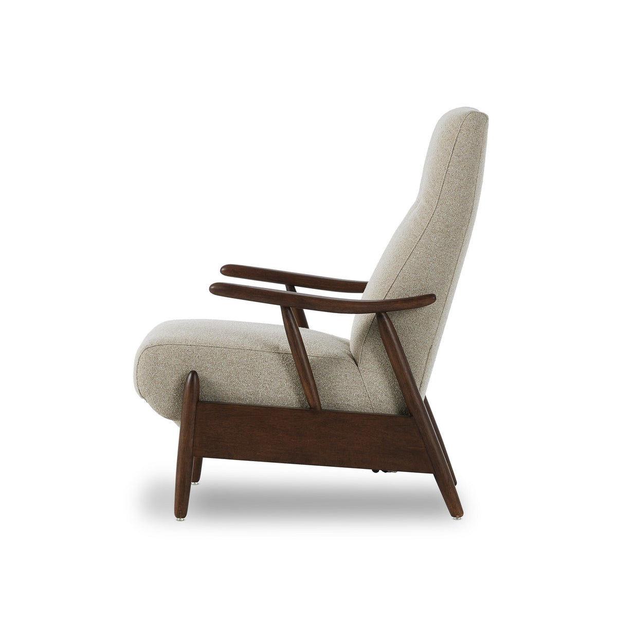 a white and brown chair
