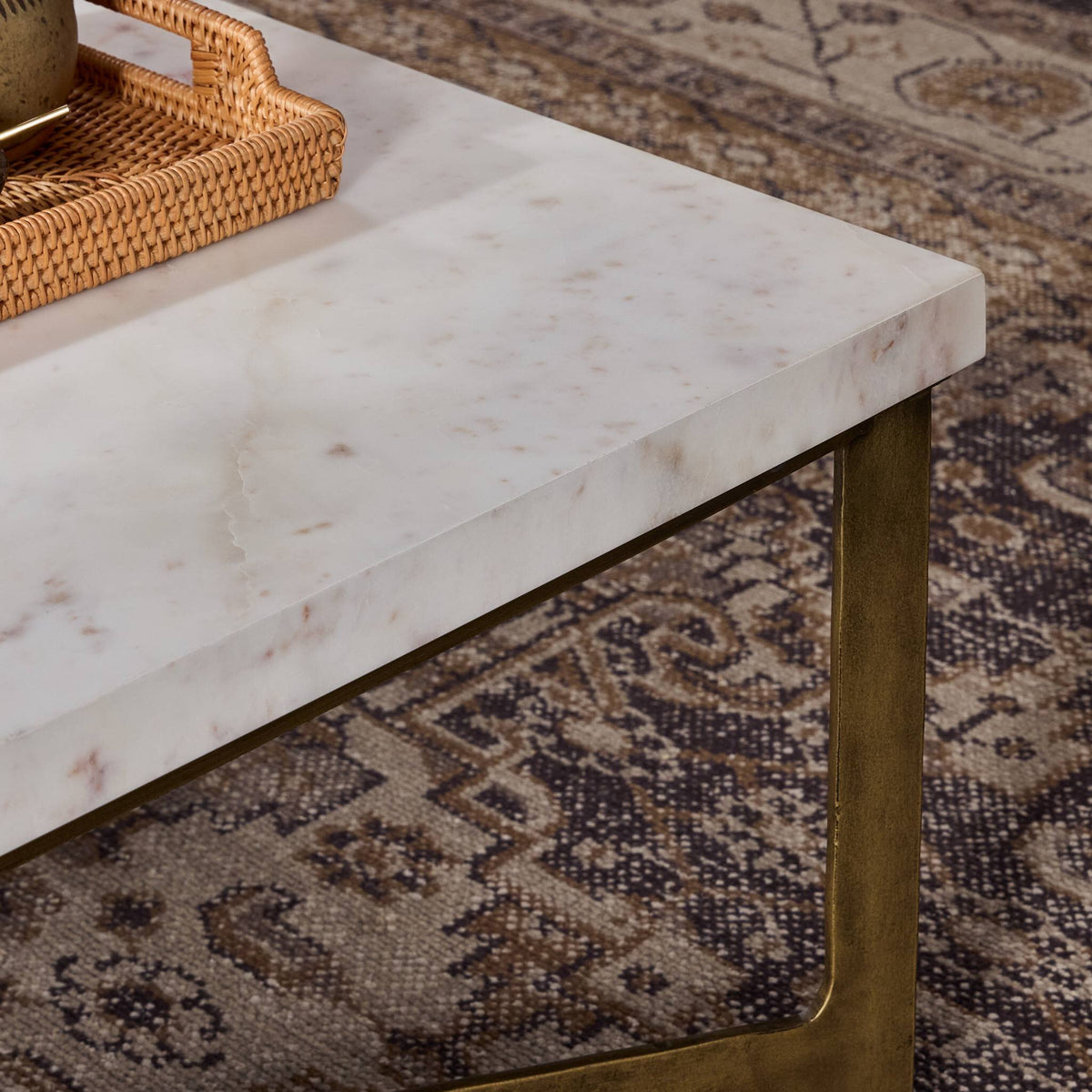 Hammered Iron Coffee Table