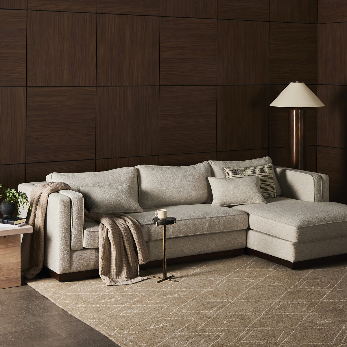 Lawrence 2pc Raf Sectional