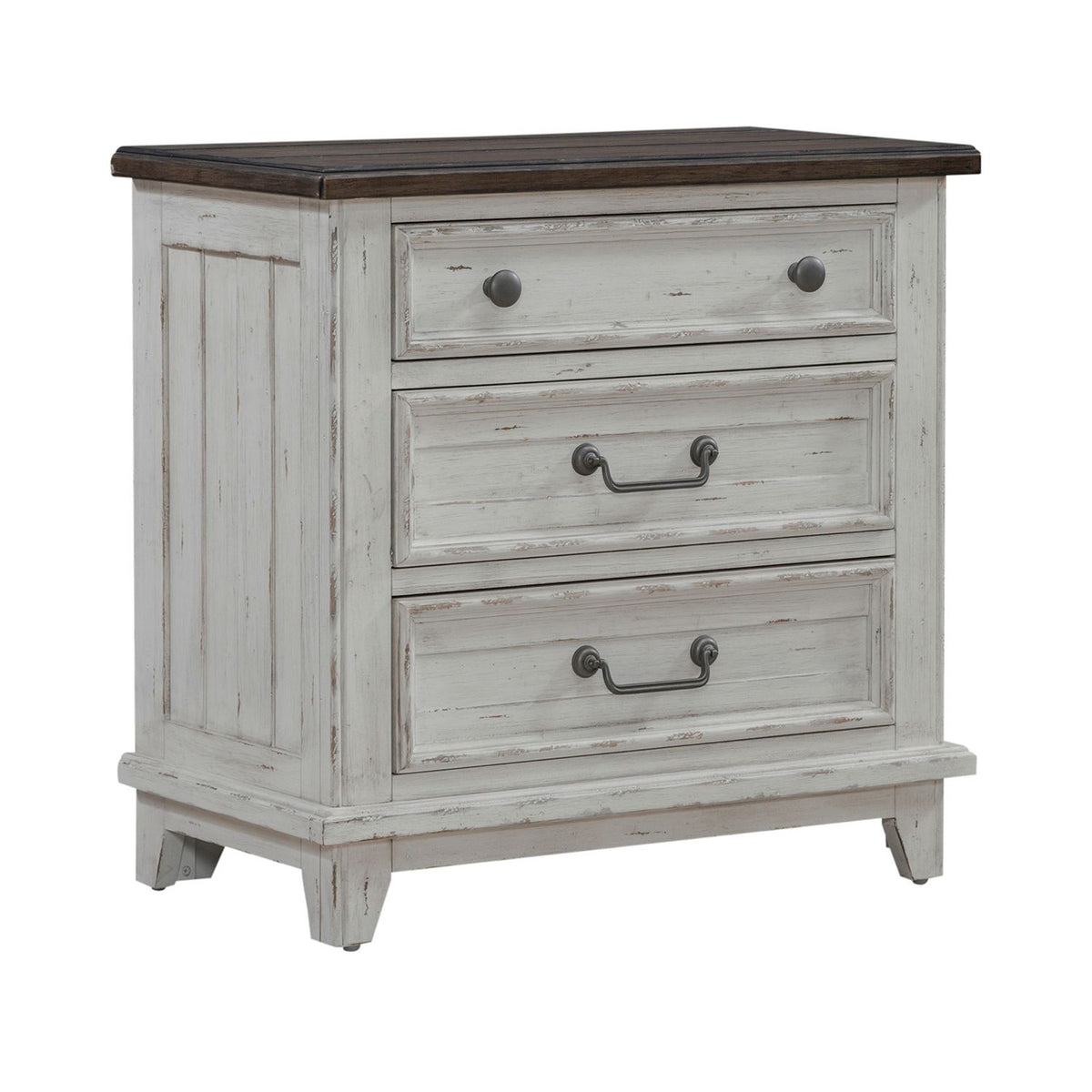 237-BR61 - 3 Drawer Nightstand w/ Charging Station - Liberty Furniture